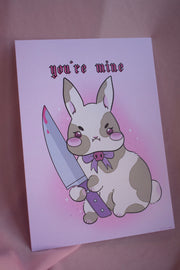 Print 5 x 7" | You're Mine Knife Bunny